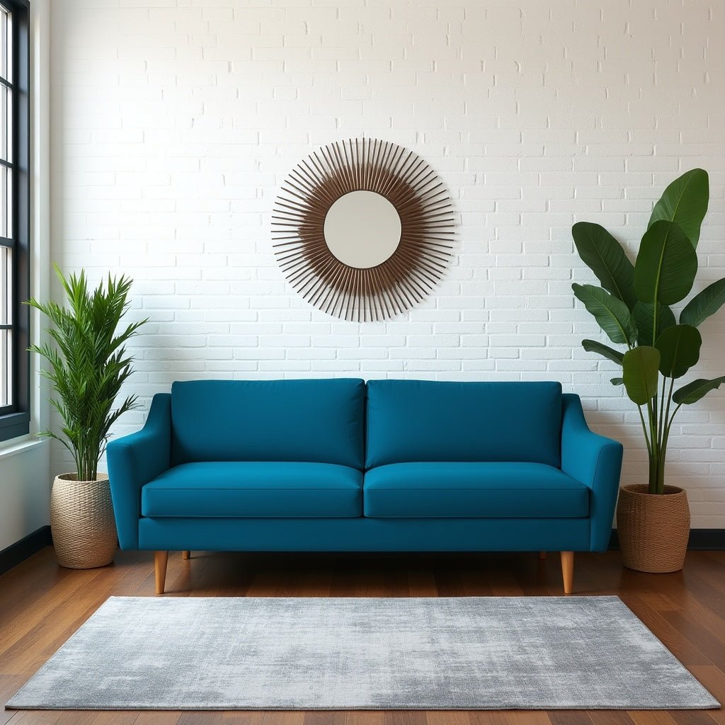 Lenox 3 Seater Fabric Sofa For Living Room - Torque India